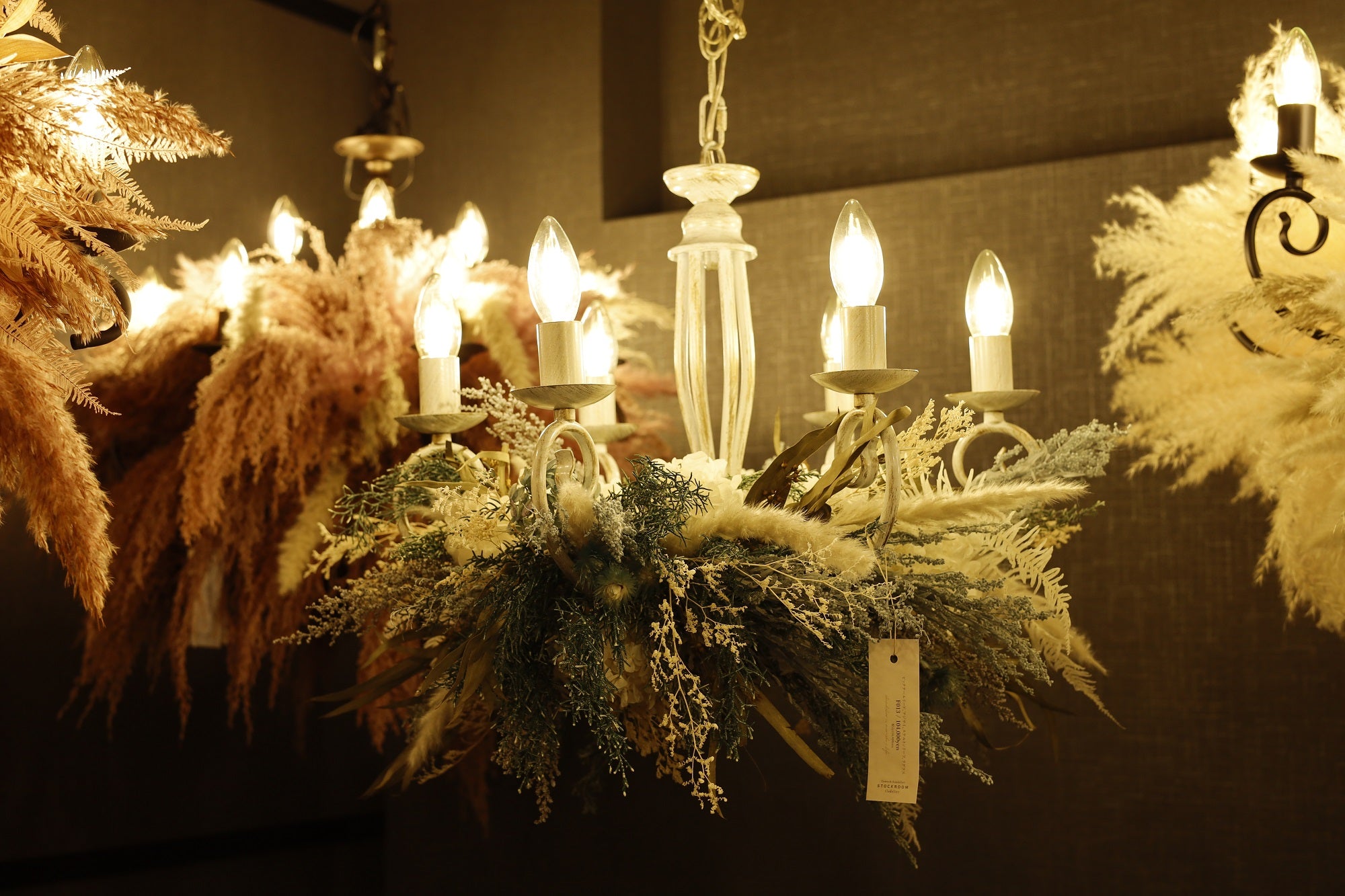 Globe Branches フラワーシャンデリア フラワーシャンデリア nombreux(ノンブルー) /熊本 (@nombreux_0823